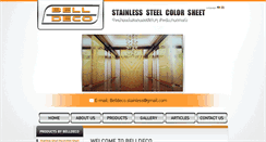 Desktop Screenshot of belldecostainless.com